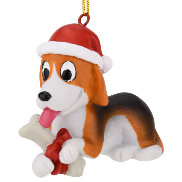 puppy christmas ornament