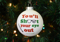 fun glass ornament for christmas tree