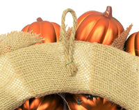 Jack-O-Lantern Pumpkin Halloween Wreath Decoration