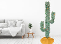 Pre-lit LED Lights Cactus Christmas Tree 6 Foot Tall