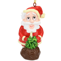 Green Christmas Funny Weed Christmas Ornament