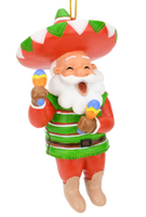 Fiesta Santa Christmas Ornament