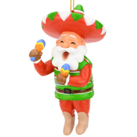 
              Fiesta Santa Christmas Ornament
            