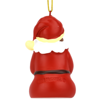 Gamer Santa Claus Video Gaming Christmas Ornament - Dark Tone