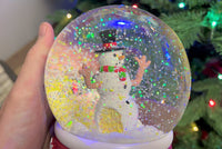 30% Off Sale! - Tree Buddees Pee on Snowman Funny Christmas Snow Globe - Large 6.5"