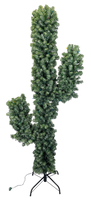 Pre-lit LED Lights Cactus Christmas Tree 6 Foot Tall