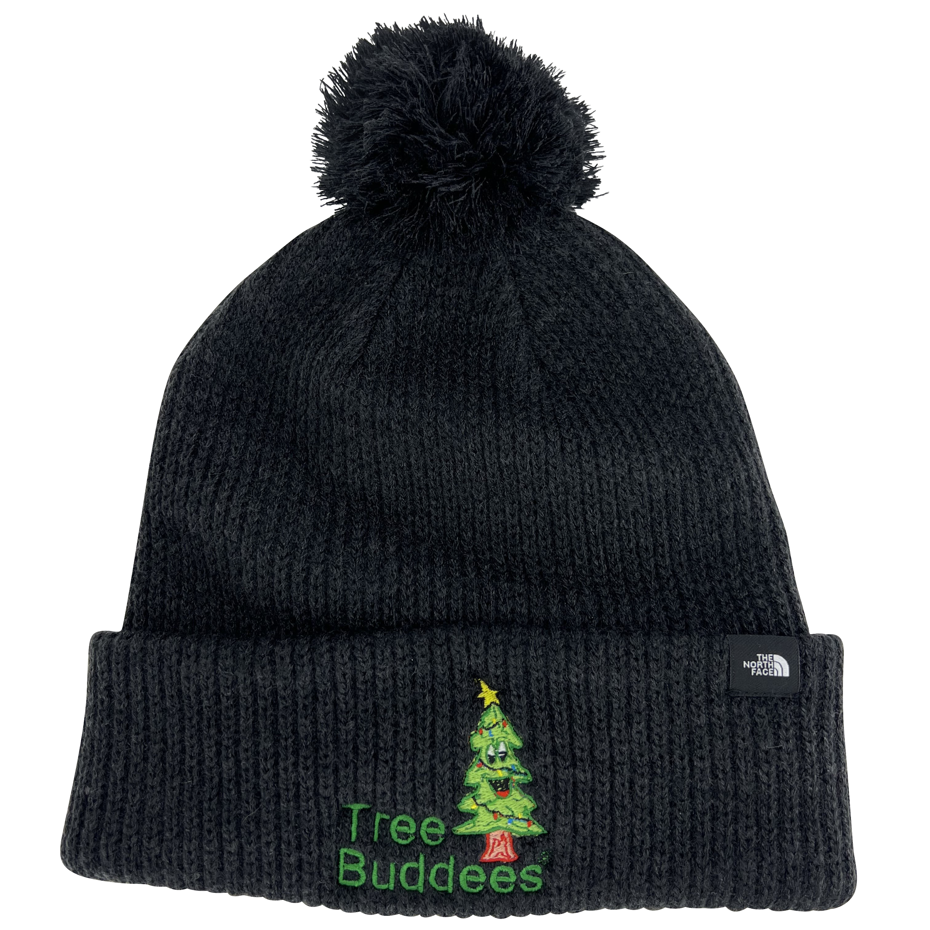 Tree Buddees Embroidered The North Face® Winter Beanie - Black Heather