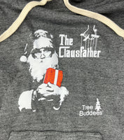
              The Clausfather Funny Unisex Hoodie - Heathered Charcoal
            