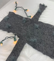 SALE - LED Light Up Fried Cat Rug Funny Christmas Lights Decoration