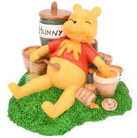 Passed Out Pooh ~ Funny Winne The Pooh Had Too Much Hunny Figurine Decoration
