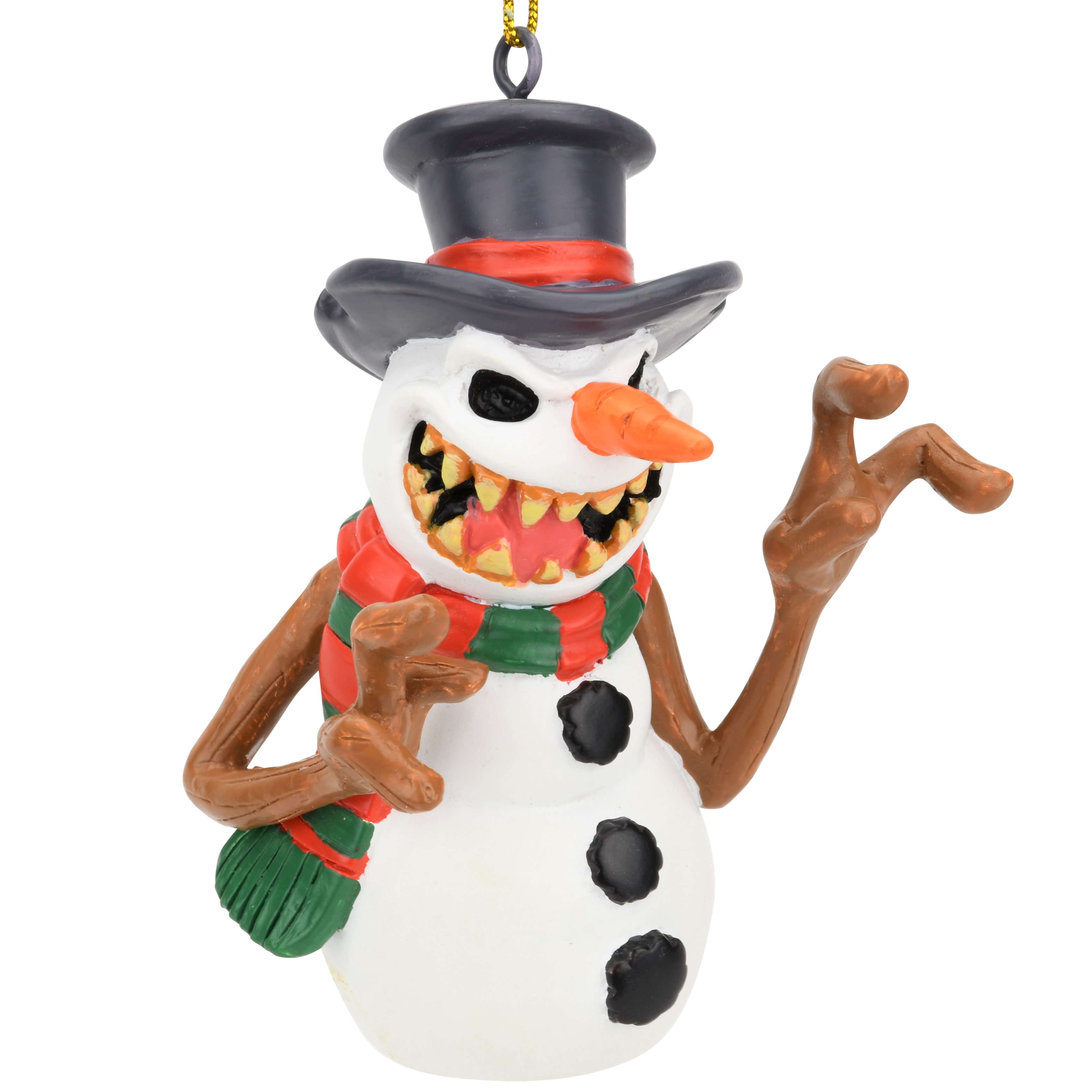 Evil Snowman Halloween Horror Christmas Ornaments
