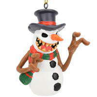 Evil Snowman Halloween Horror Christmas Ornaments