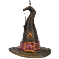 Witch Hat with Spider Halloween Ornament