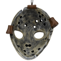 Bloody Hockey Mask Halloween Ornament Scary Decoration