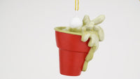 Beer Pong Christmas Ornament