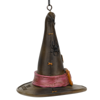 Witch Hat with Spider Halloween Ornament