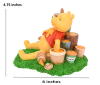 Passed Out Pooh ~ Funny Winne The Pooh Had Too Much Hunny Figurine Decoration