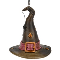 Witch Hat with Spider Halloween Ornament