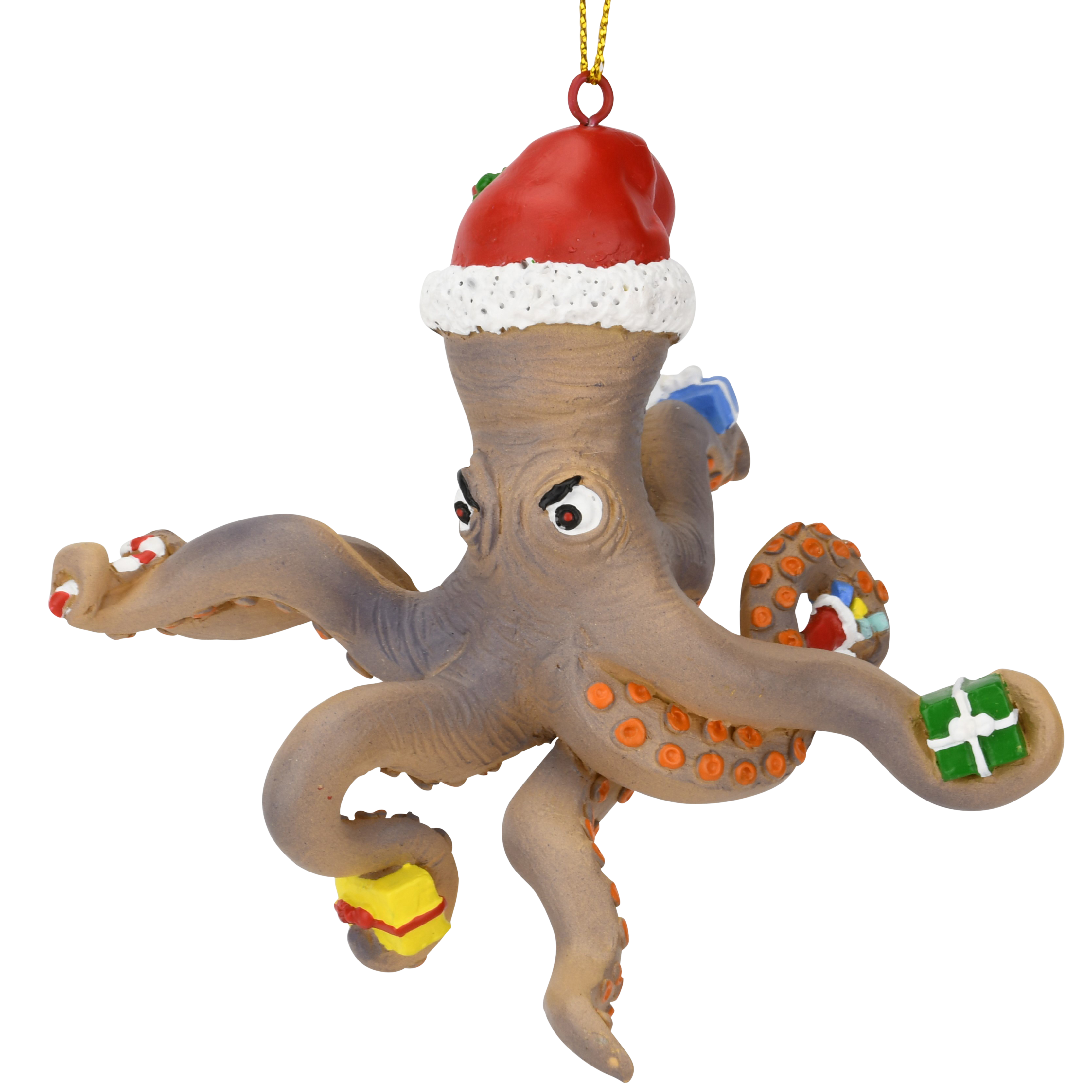 Christmas Kraken Sea Creature Ornament Octopus / Giant Squid