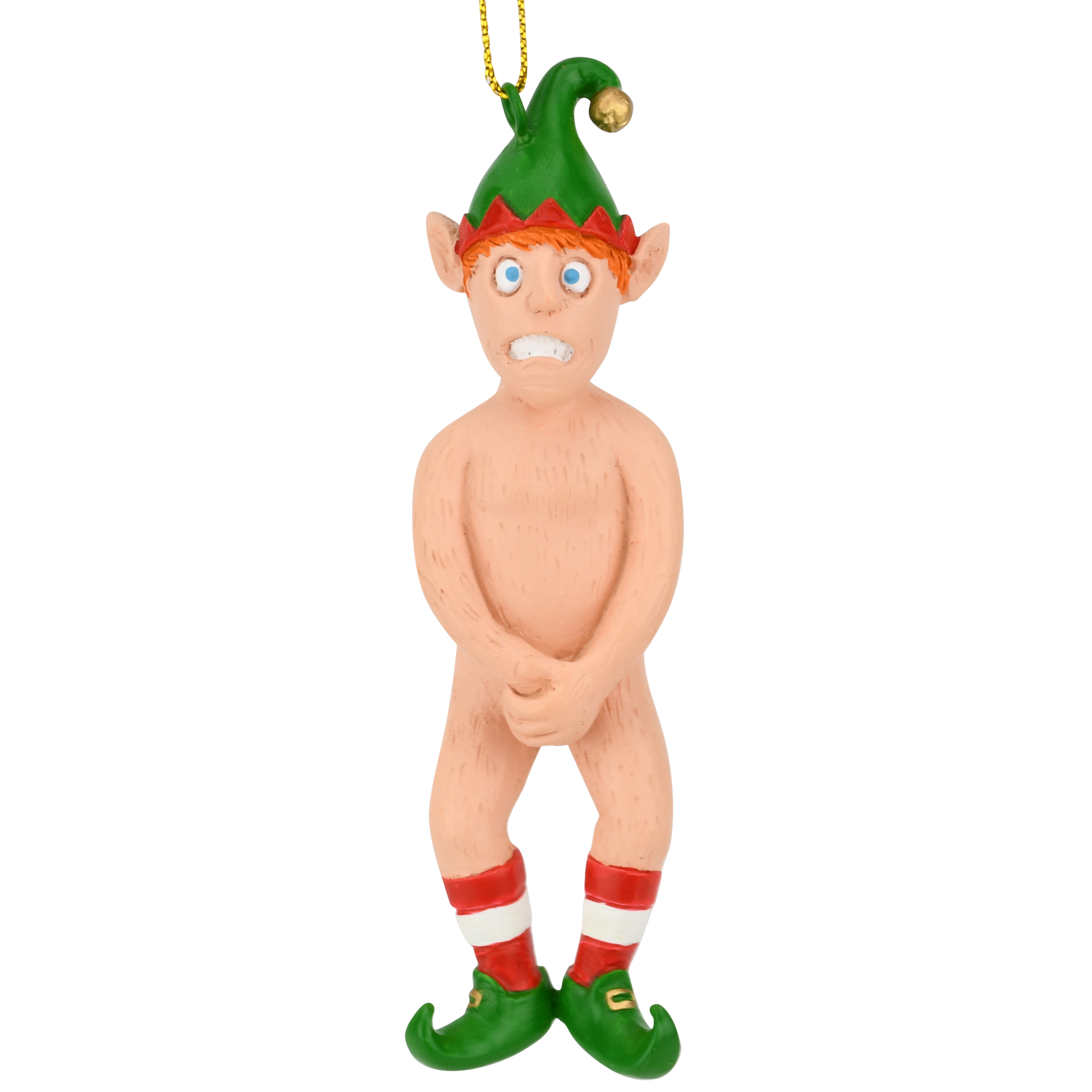 Funny Naked Elf Inappropriate Christmas Ornaments| Tree Buddees