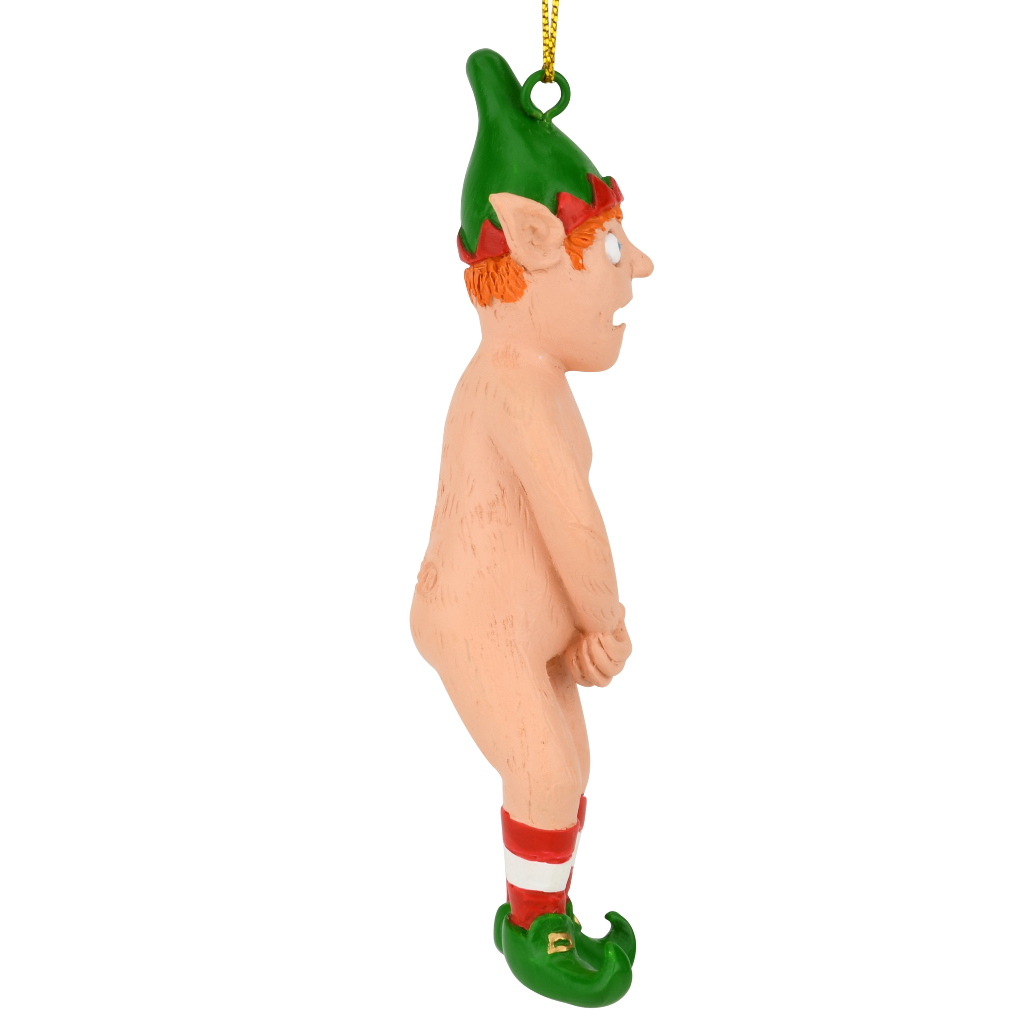 Funny Naked Elf Inappropriate Christmas Ornaments| Tree Buddees