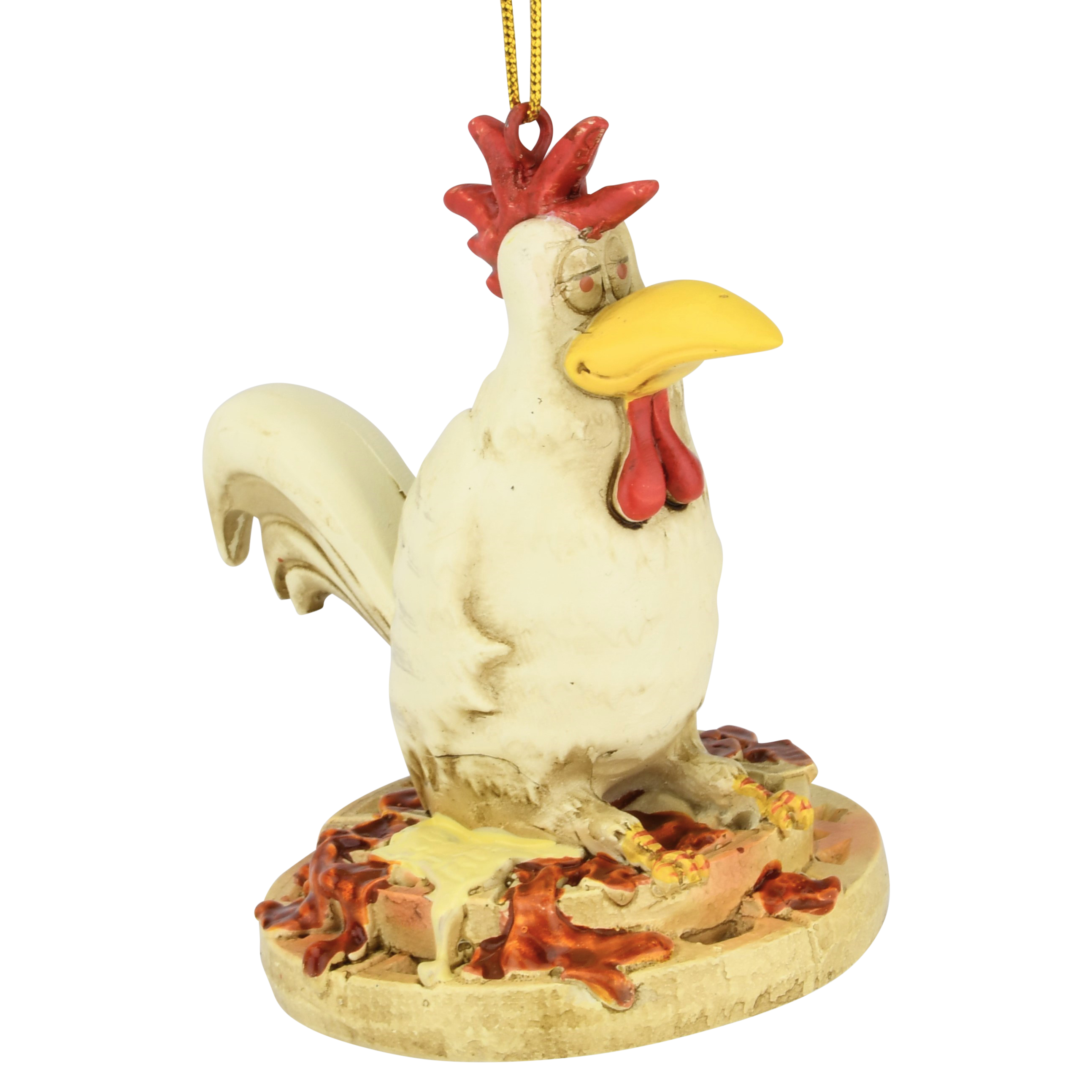 Chicken and Waffles Christmas Ornament Funny Decoration