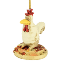 
              Chicken and Waffles Christmas Ornament Funny Decoration
            