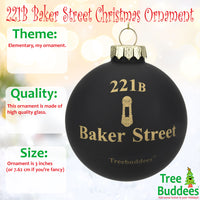 
              221B Baker Street Sherlock Holmes Christmas Ornament
            