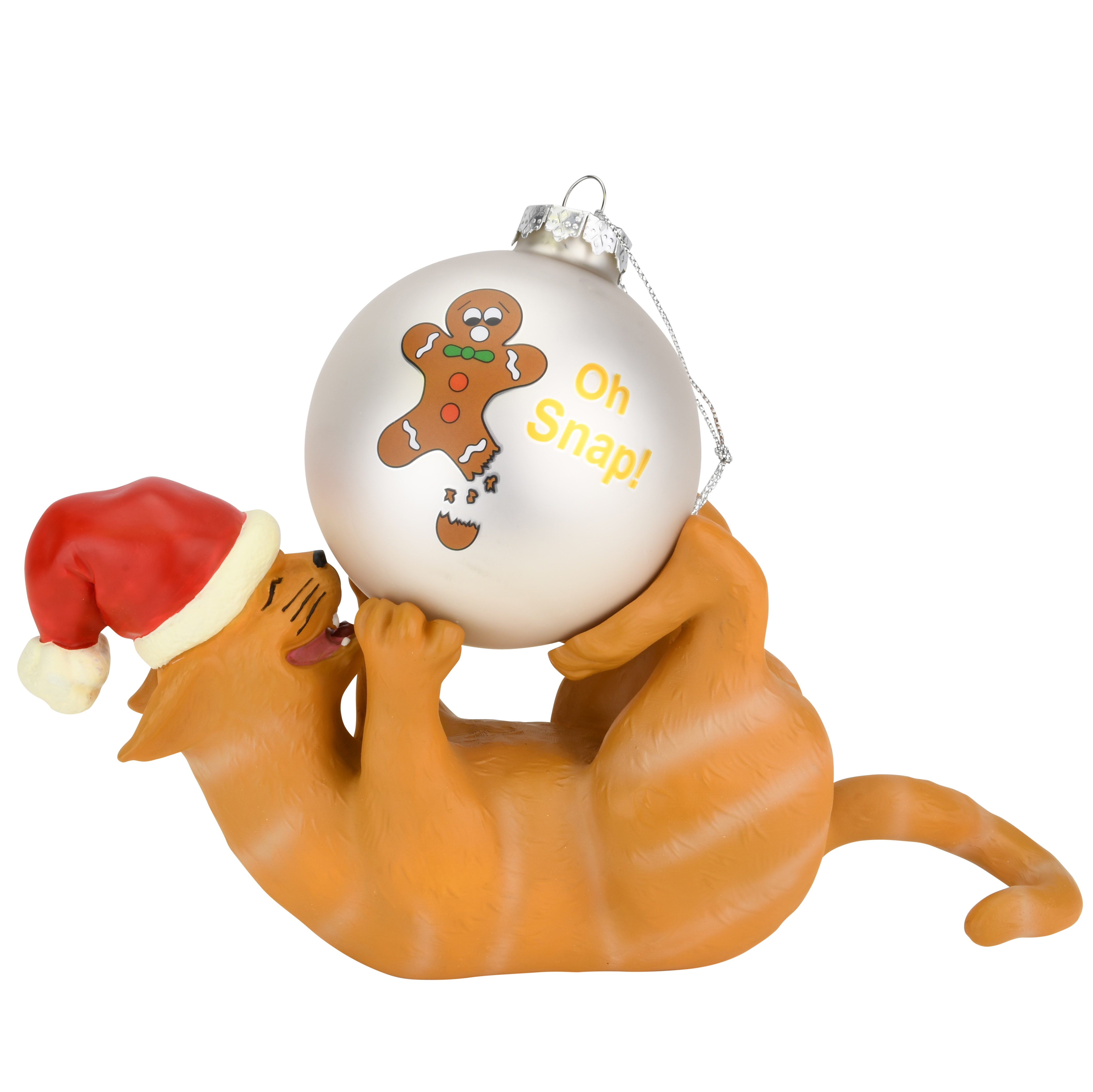 Playing Cat Christmas Ornament Display Holder 10