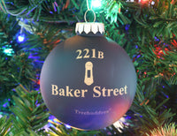 
              221B Baker Street Sherlock Holmes Christmas Ornament
            