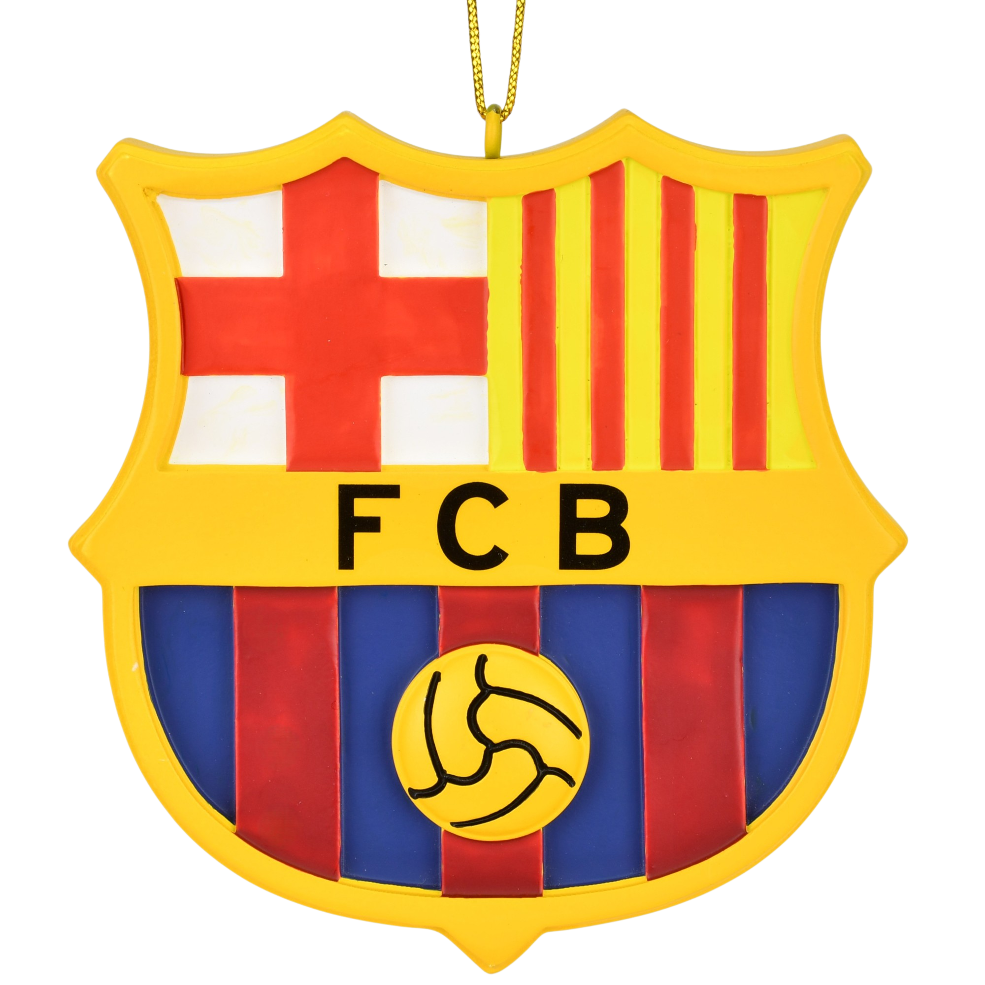 Tree Buddees x FC Barcelona Futbol Club Barça Crest Soccer Ornament