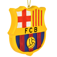 
              Tree Buddees x FC Barcelona Futbol Club Barça Crest Soccer Ornament
            