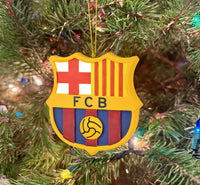 
              Tree Buddees x FC Barcelona Futbol Club Barça Crest Soccer Ornament
            
