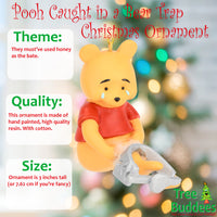 
              Winne The Pooh Caught in a Bear Trap Funny Christmas Ornament Decoration
            
