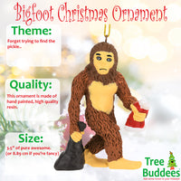 
              Bigfoot-Yeti Sasquatch Christmas Ornament
            