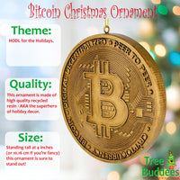 
              Bitcoin Christmas Ornament Cryptocurrency Money Ornaments
            