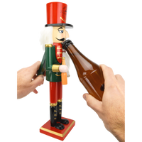 
              Beercracker® – Bottle Opener Nutcracker 15 Inch Tall Functional Bottle Opening Décor for Beer Lovers
            