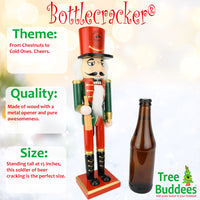 
              Beercracker® – Bottle Opener Nutcracker 15 Inch Tall Functional Bottle Opening Décor for Beer Lovers
            