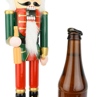Beercracker® – Bottle Opener Nutcracker 15 Inch Tall Functional Bottle Opening Décor for Beer Lovers