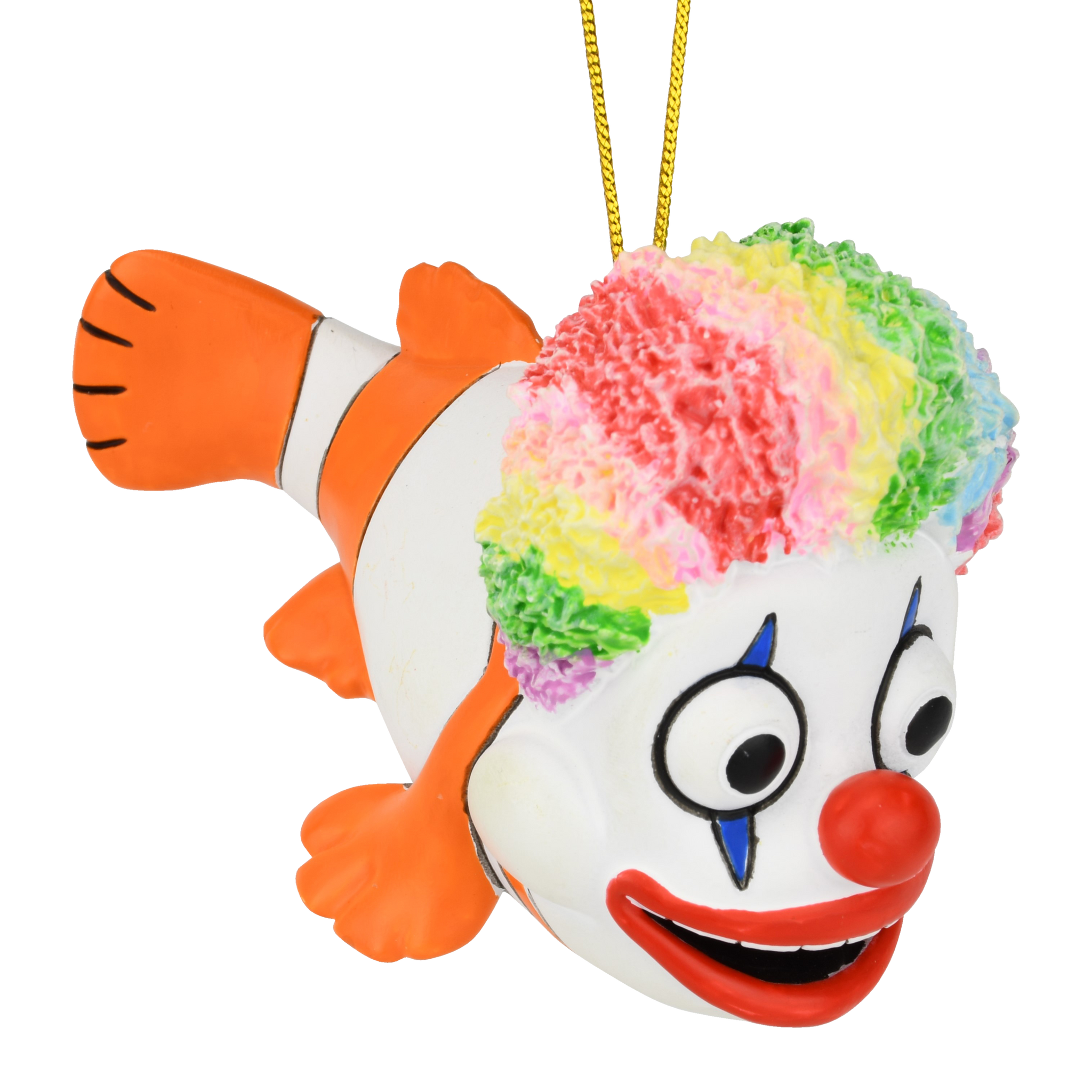 Broche Rétro Clown - Relief émail Blanc Et Cristaux - Modèle 4167 - Occasion - Vintage