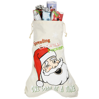 
              Funny Santa's Sack Christmas Bags for Gifts, Stocking Canvas Bag
            