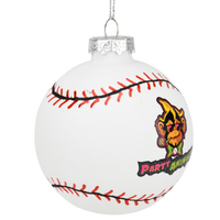 
              Tree Buddees x Party Animals Baseball 3D Shaped Glass Christmas Ornament
            