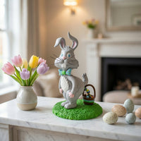 
              How Easter Eggs are Really Made Funny Easter Bunny Decoration Figurine
            