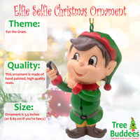 
              Elfie Selfie™ Christmas Ornament
            