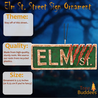 
              Elm St. Street Sign Halloween Ornament Creepy Decoration
            