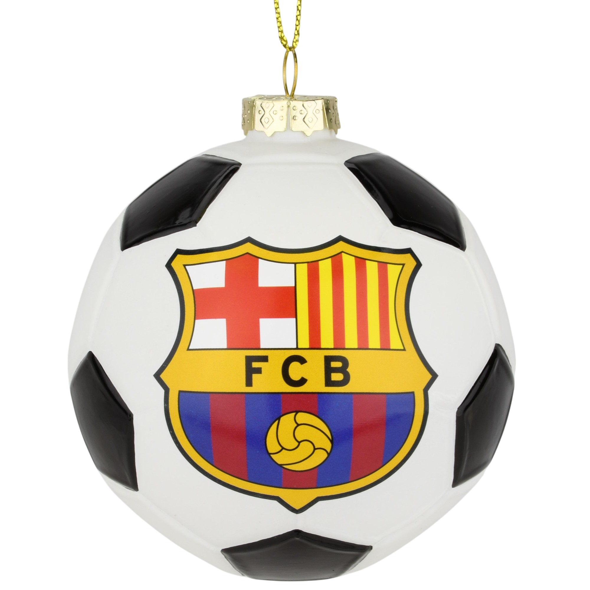 Tree Buddees x FC Barcelona Official Futbol Club Ornament Barça Soccer Limited Edition - Glass Barca Ball