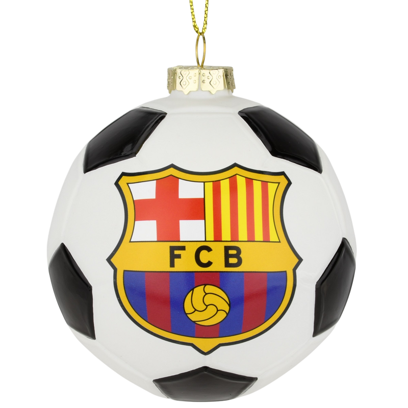 Tree Buddees x FC Barcelona Official Futbol Club Ornament Barça Soccer Limited Edition - Glass Barca Ball