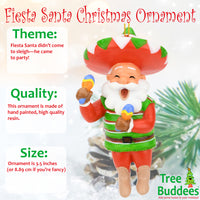
              Fiesta Santa Christmas Ornament
            