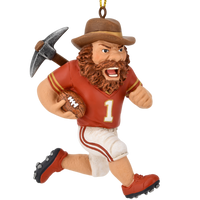 
              Football Playing Miner Sports Collectable Christmas Ornament
            