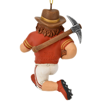 
              Football Playing Miner Sports Collectable Christmas Ornament
            